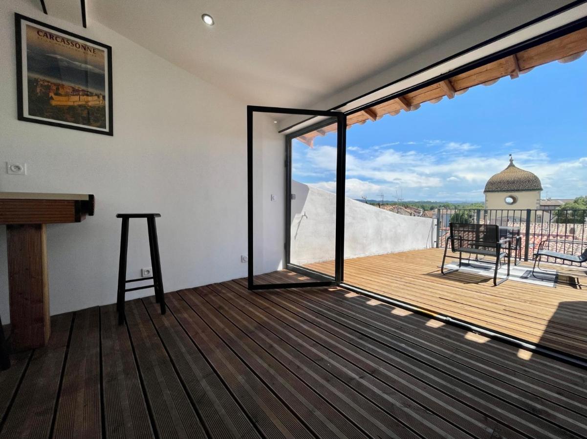 Rooftop N°38 - Rooms Et Studios - Vue Cite Medievale 卡尔卡松 外观 照片